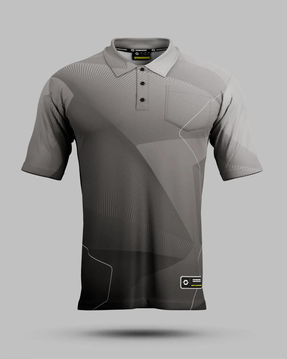 California 3 Button Polo Collar Jersey With Pocket - Image 13