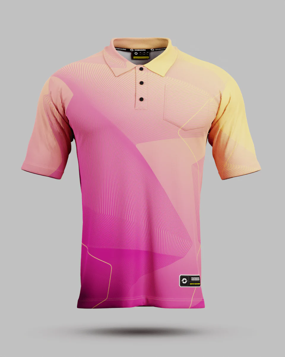 California 3 Button Polo Collar Jersey With Pocket - Image 21