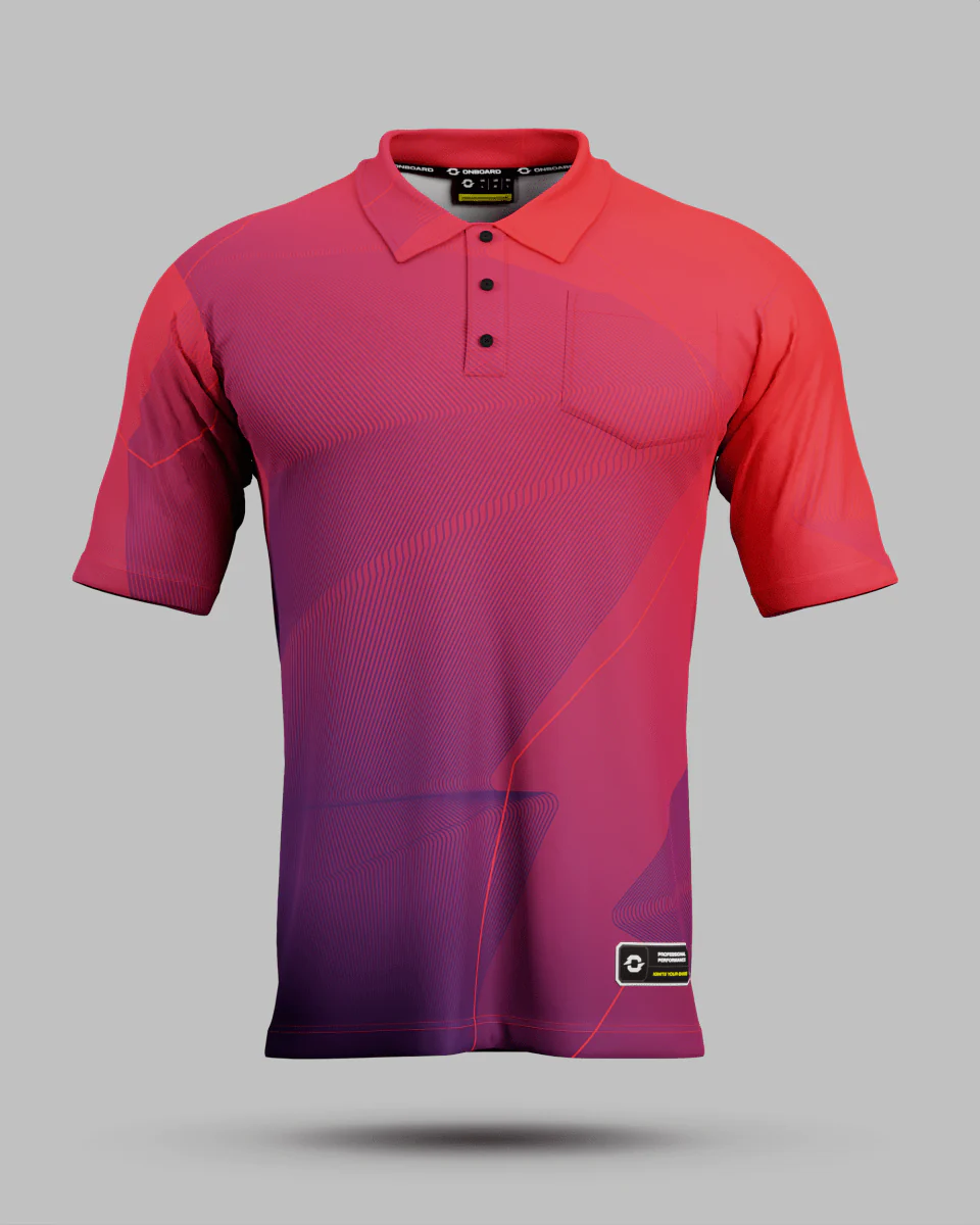 California 3 Button Polo Collar Jersey With Pocket - Image 5