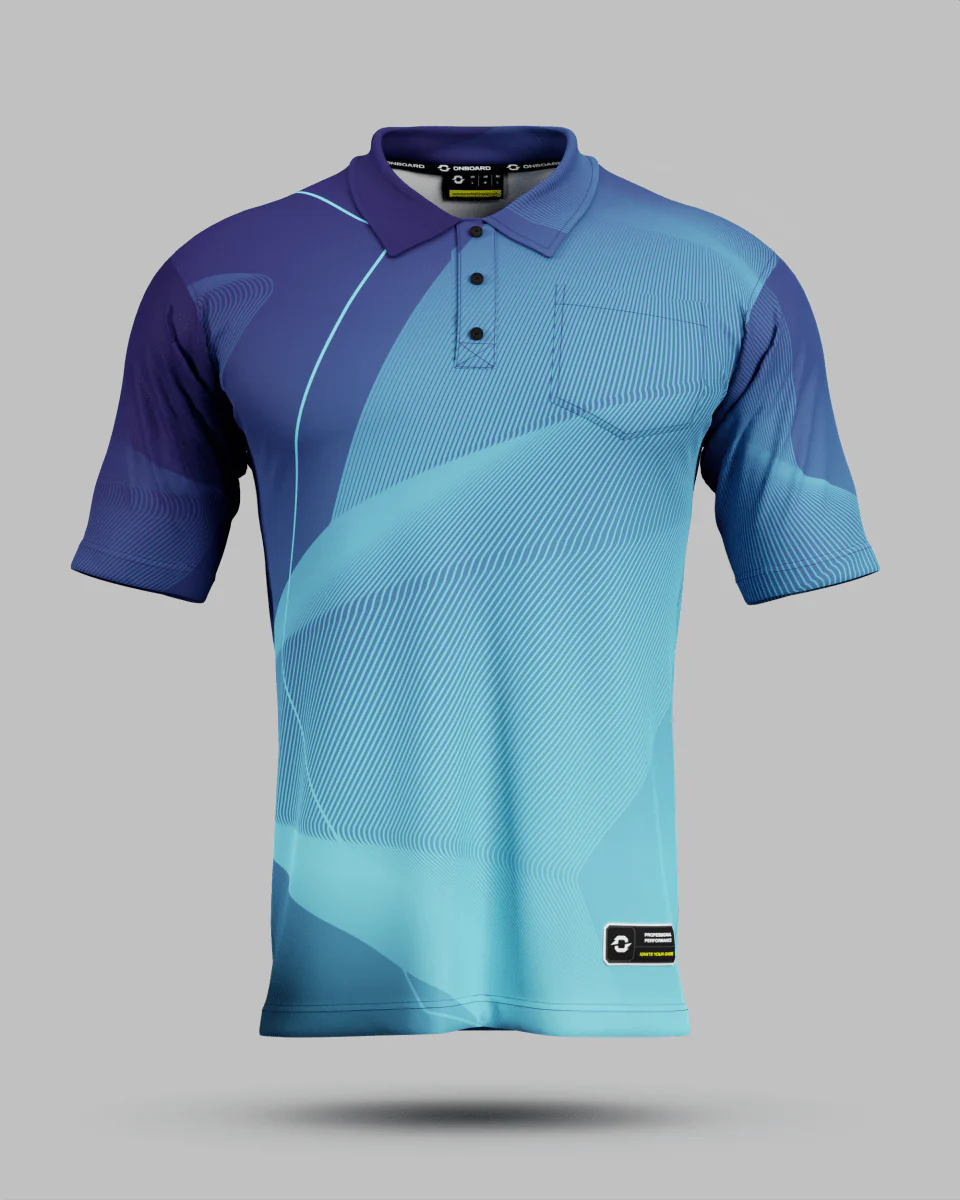 California 3 Button Polo Collar Jersey With Pocket - Image 9