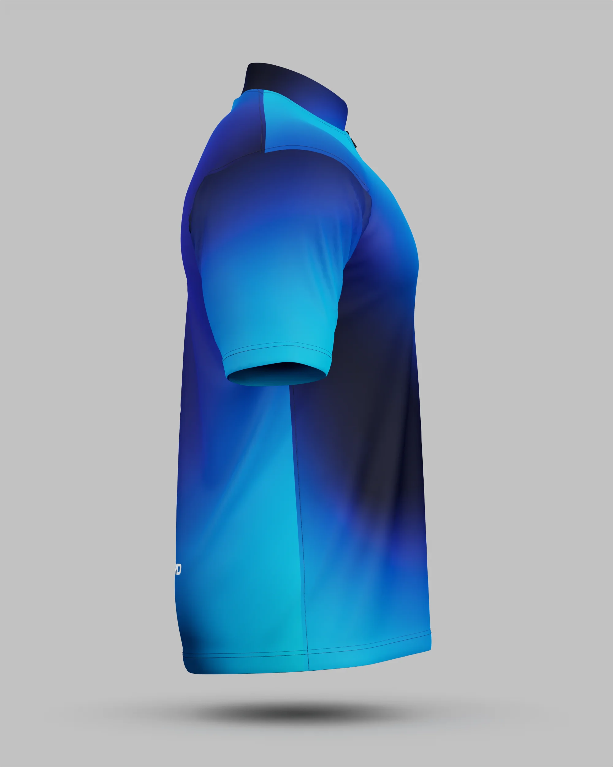 Express Aura 1/4 Zip Pro Collar Jersey Blue - Image 2