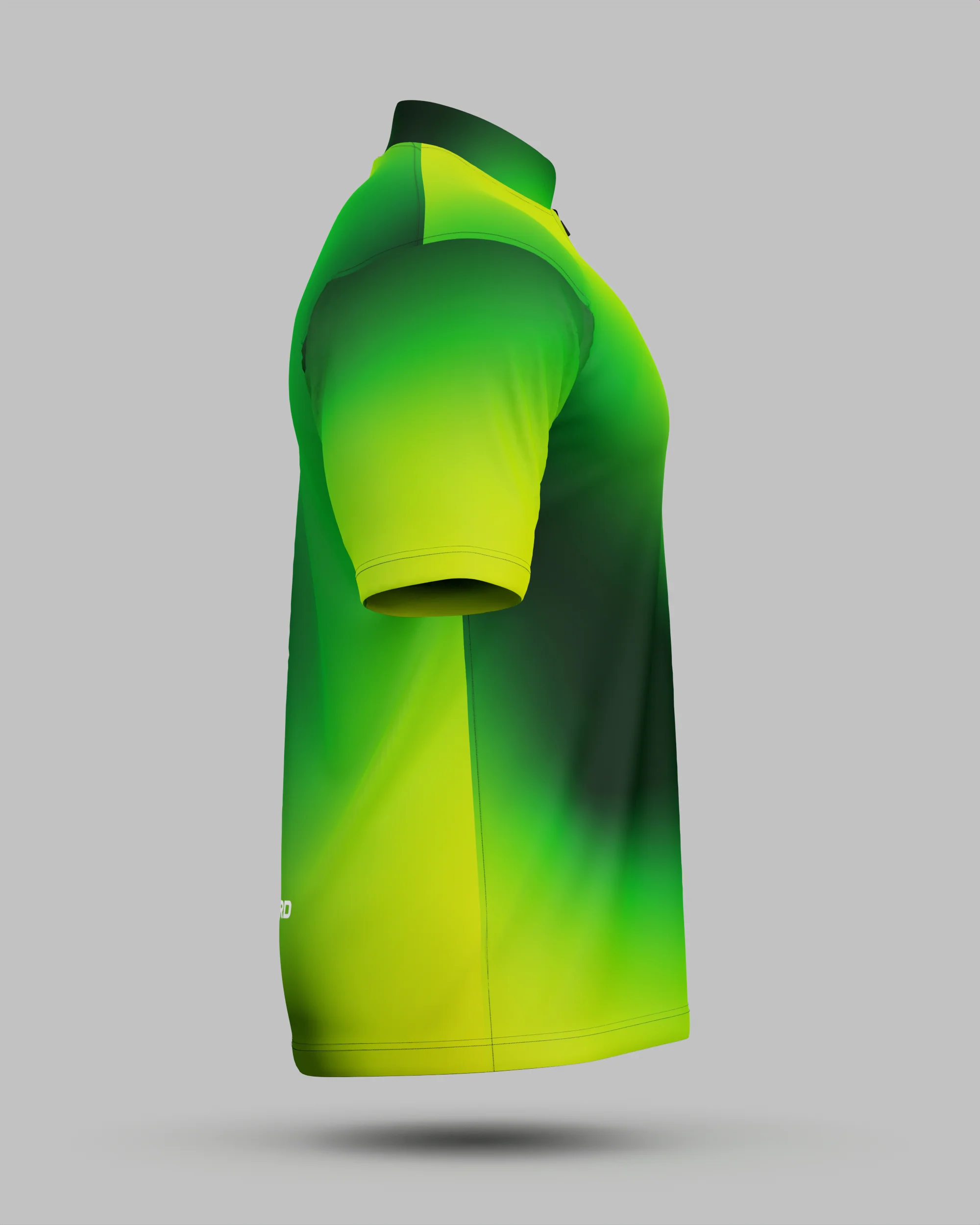 Express Aura 1/4 Zip Pro Collar Jersey Green - Image 2