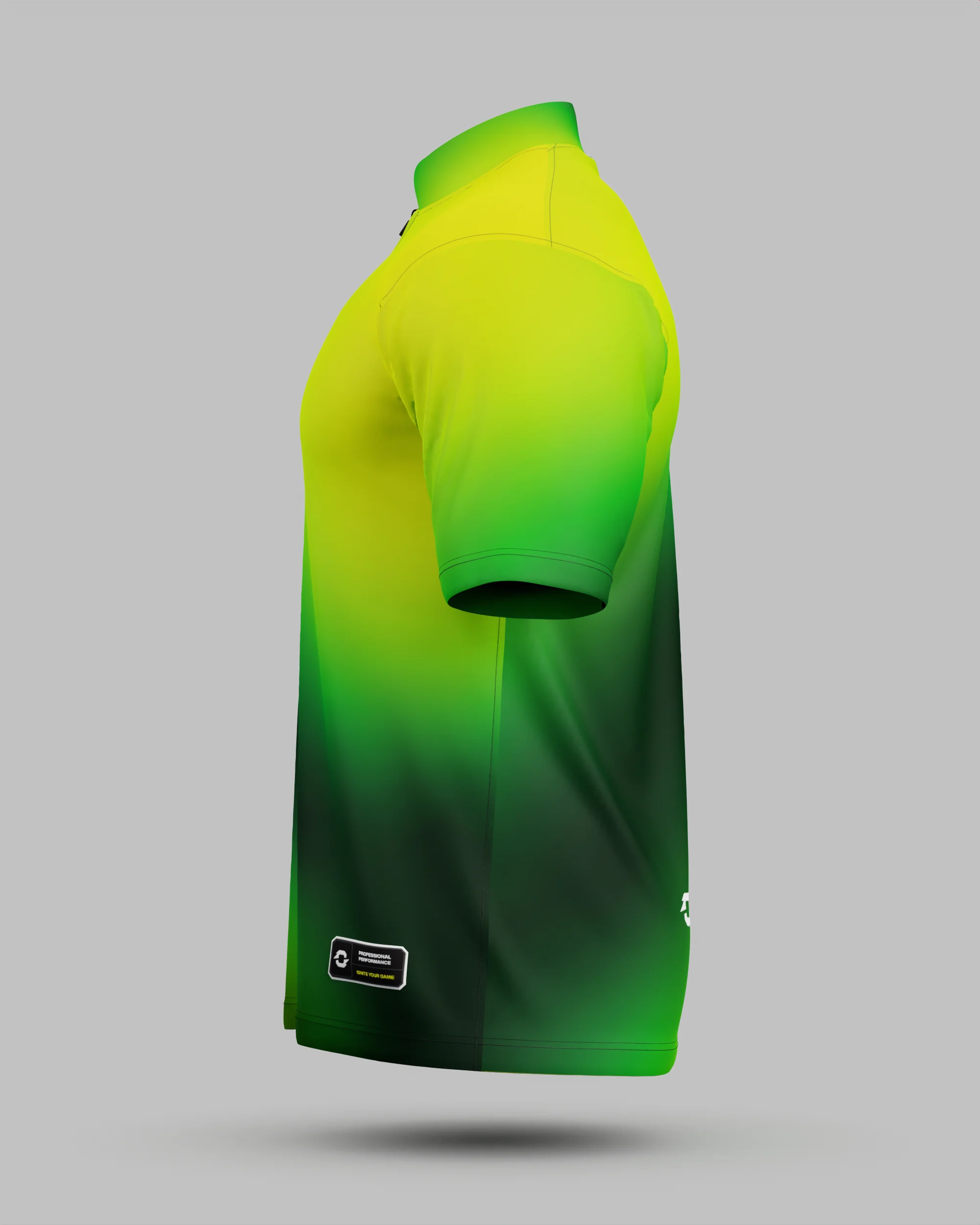Express Aura 1/4 Zip Pro Collar Jersey Green - Image 4