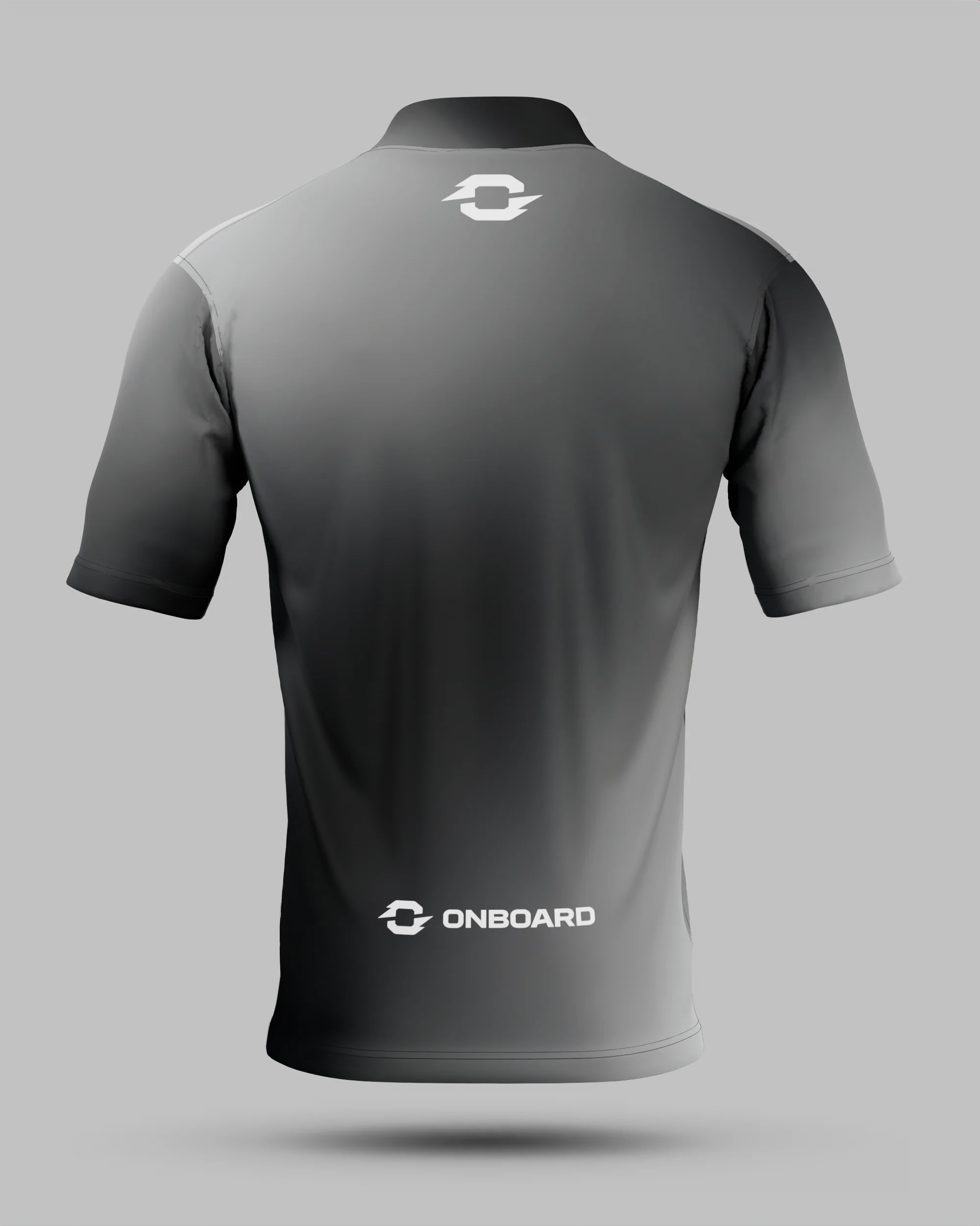 Express Aura 1/4 Zip Pro Collar Jersey Grey - Image 3