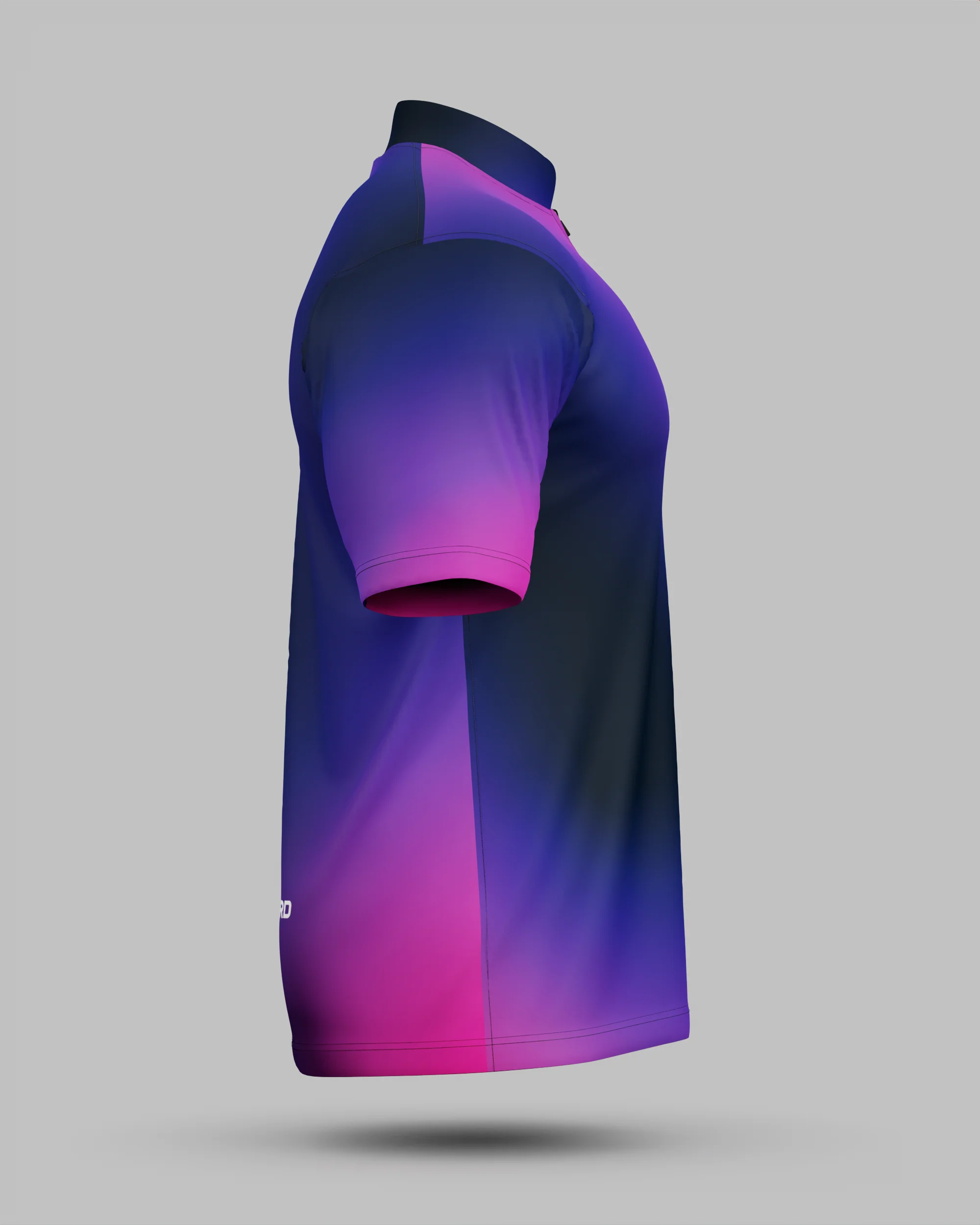 Express Aura 1/4 Zip Pro Collar Jersey Purple - Image 2