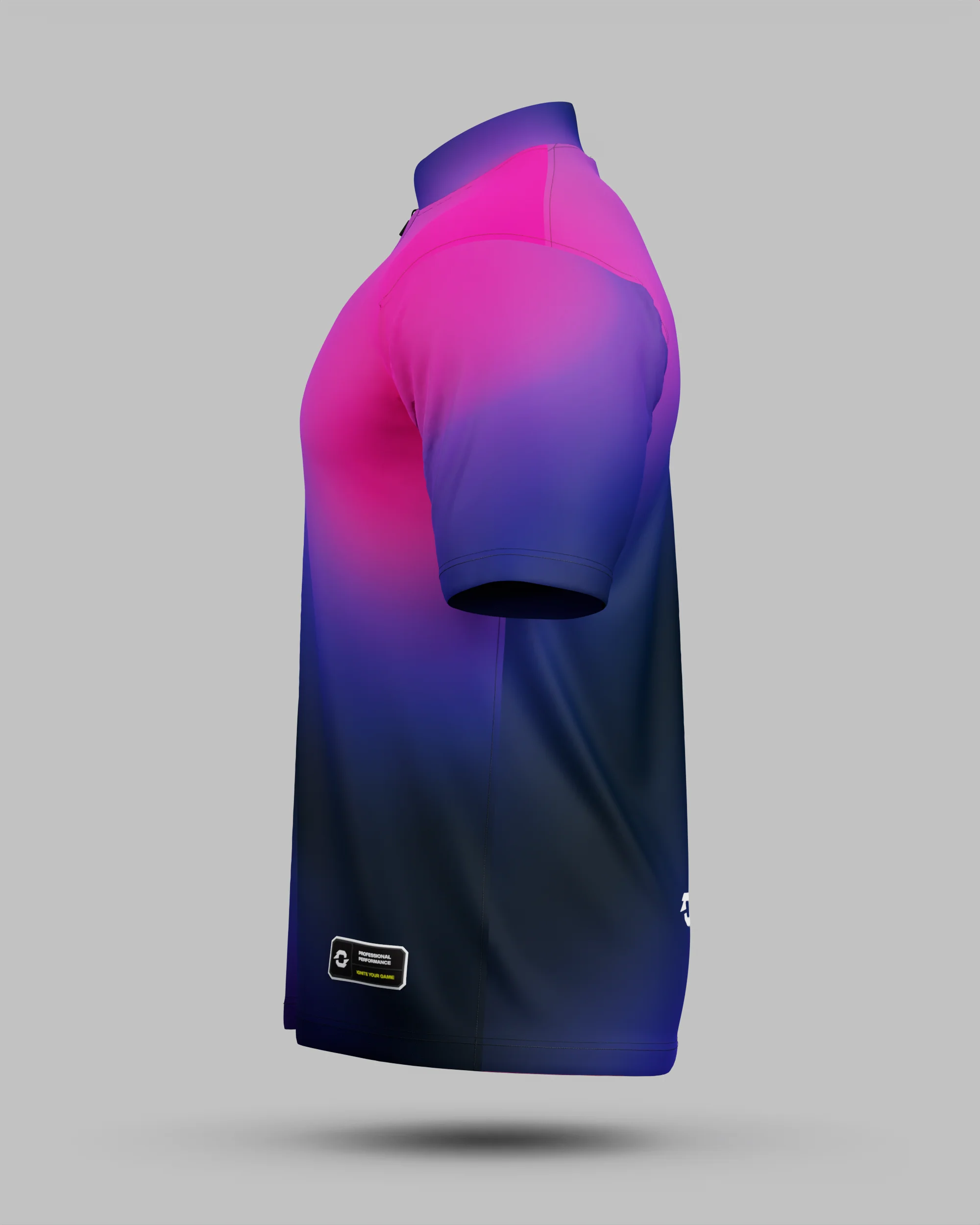 Express Aura 1/4 Zip Pro Collar Jersey Purple - Image 4