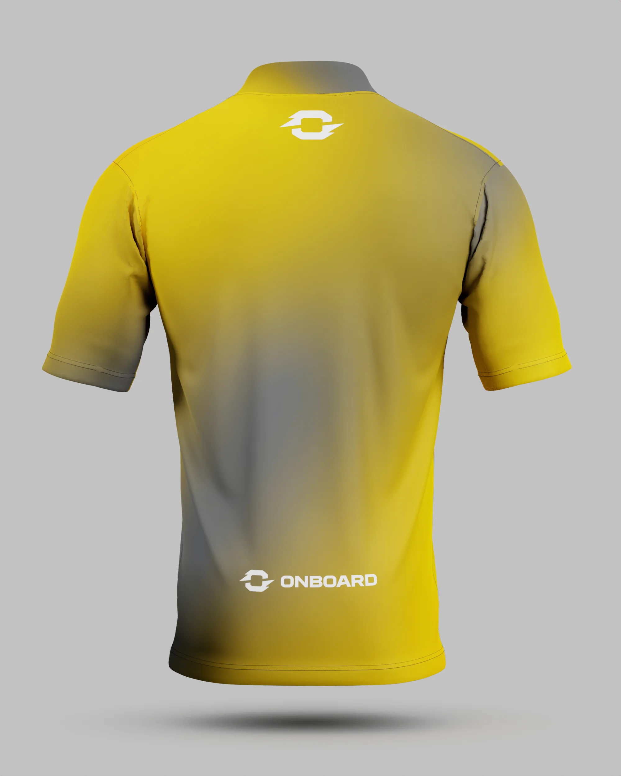 Express Aura 1/4 Zip Pro Collar Jersey Yellow - Image 3