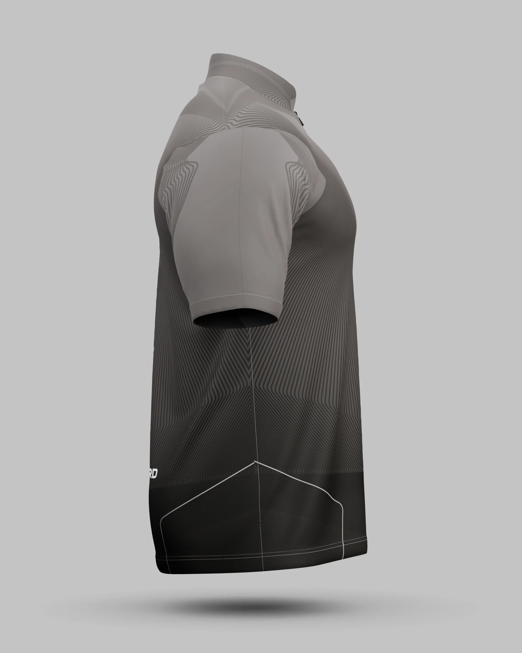 Express California 1/4 Zip Pro Collar Jersey Graphite - Image 3