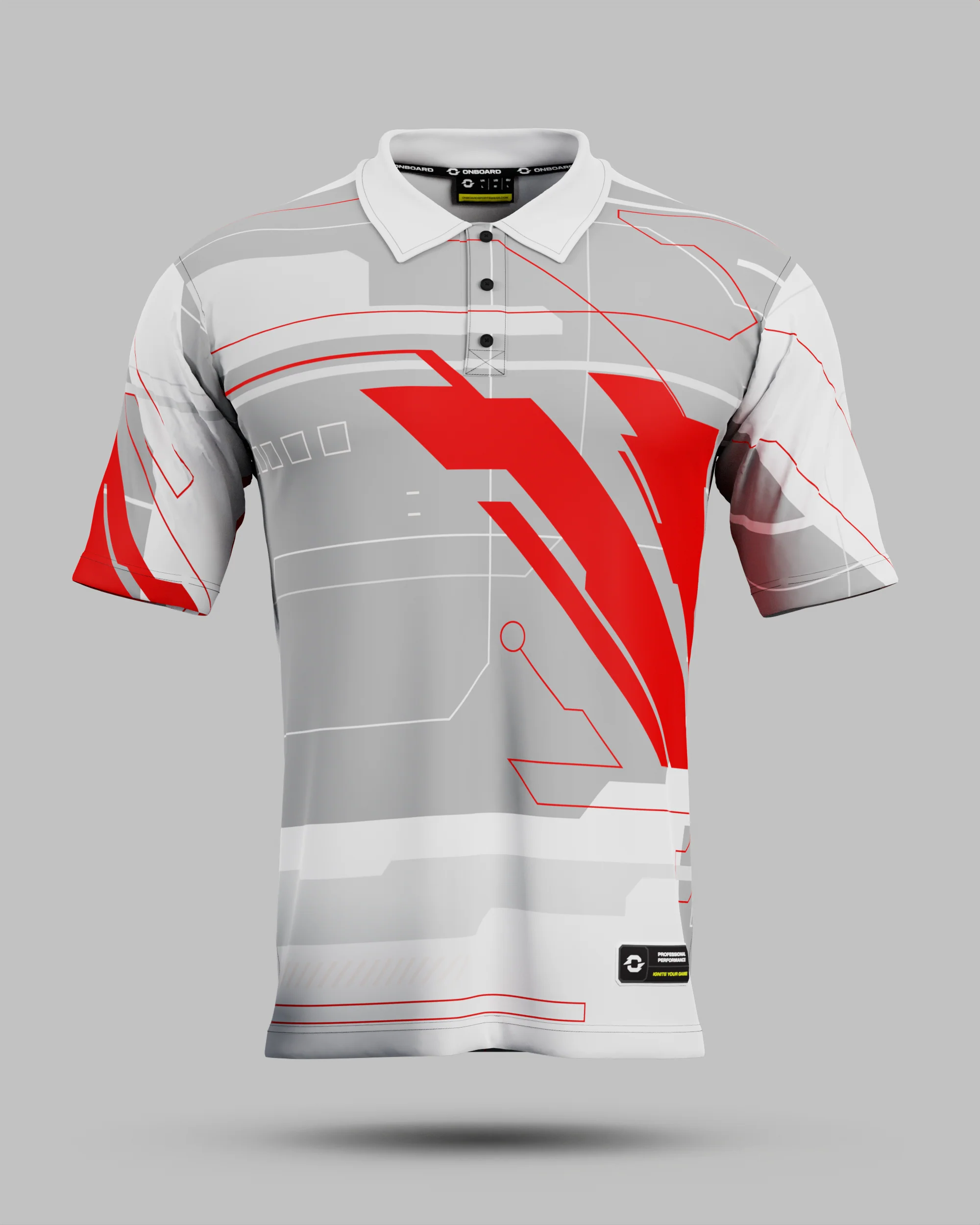 Express Tokyo 2.0 3 Button Polo Collar Jersey Sun