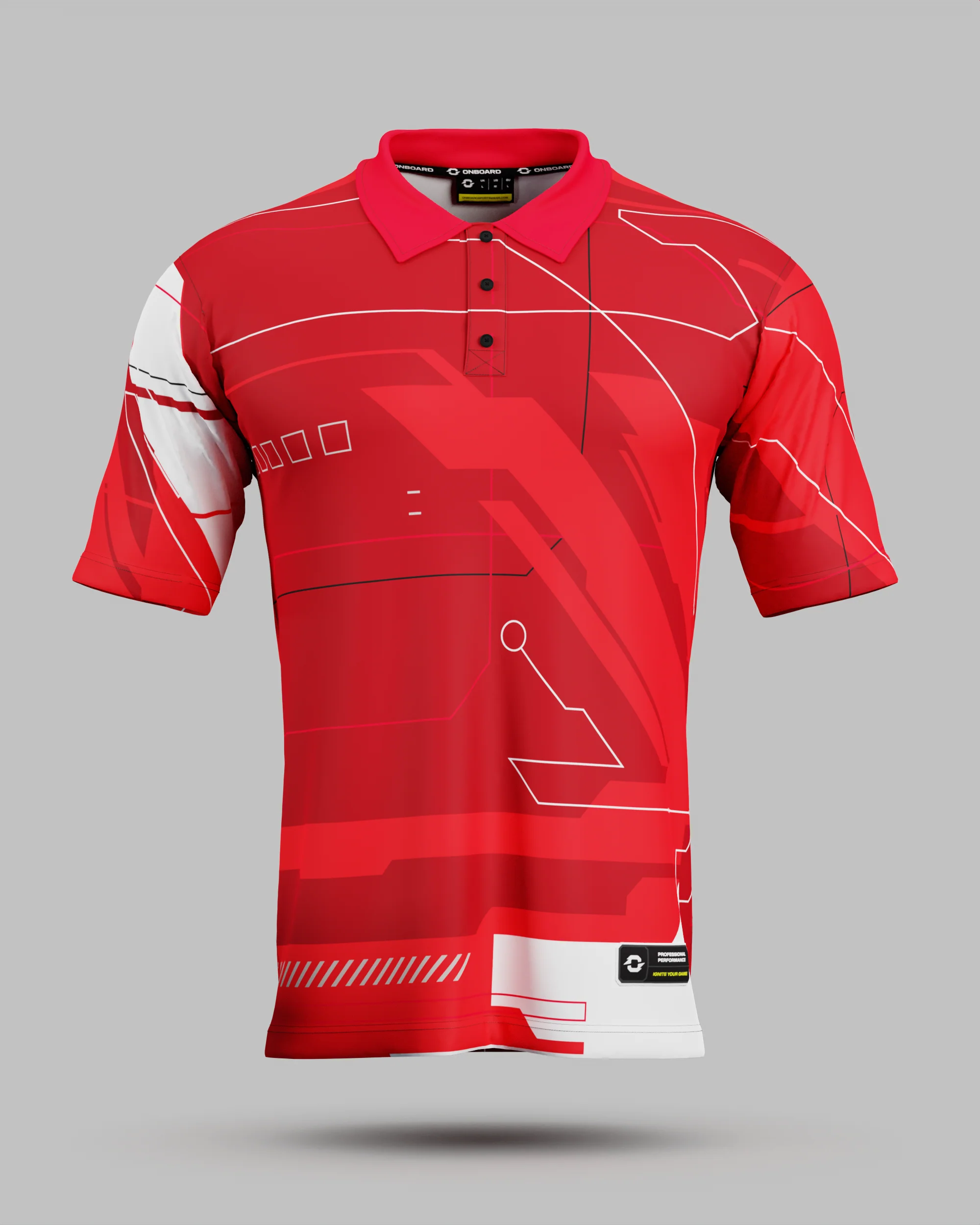 Express Tokyo 2.0 3 Button Polo Collar Jersey Torii