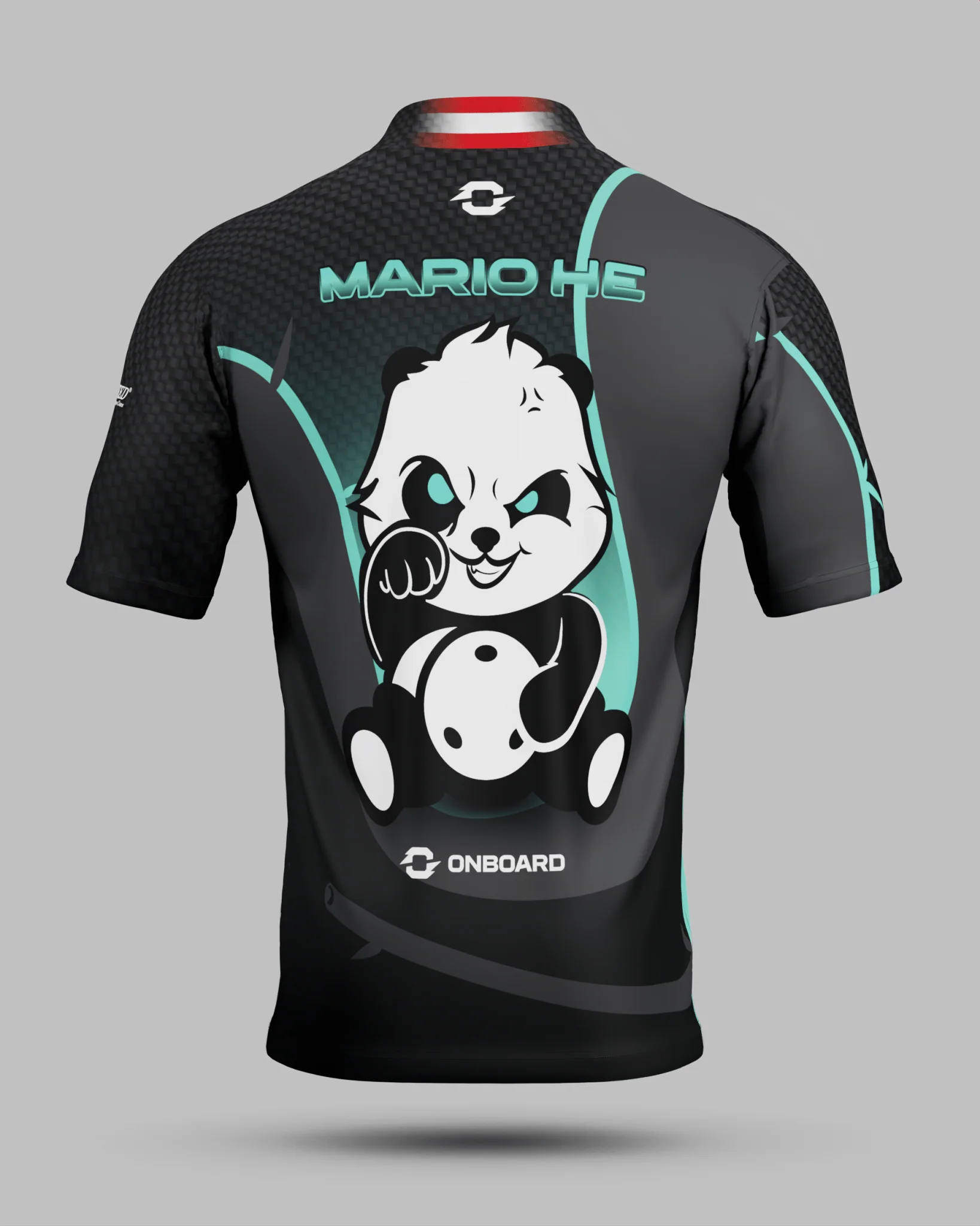 Mario 'Panda' He Jersey Turquoise - Image 3