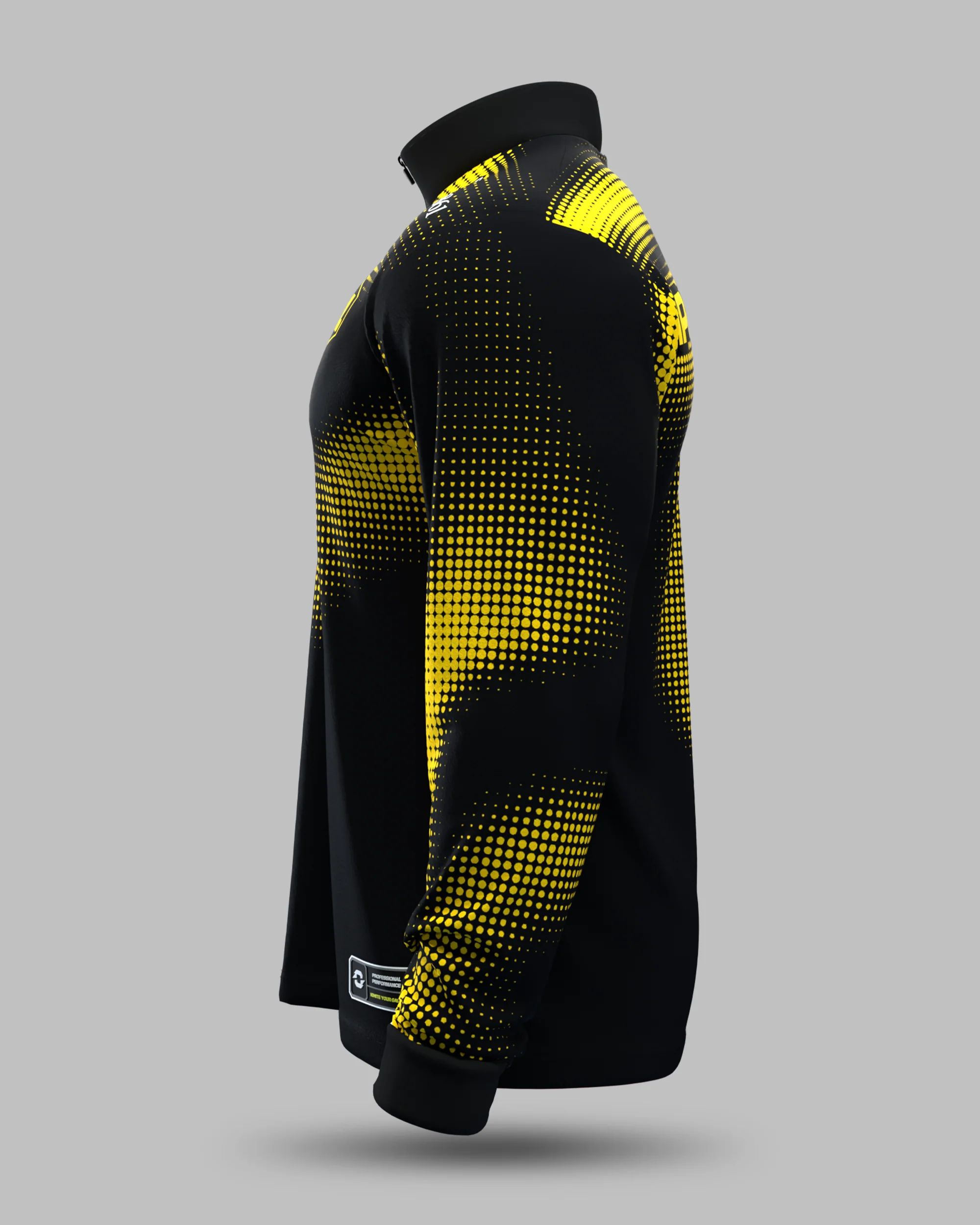 Official 2026 IPA Tour 1/2 Zip Mid Layer (Black/Mustard) - Image 3