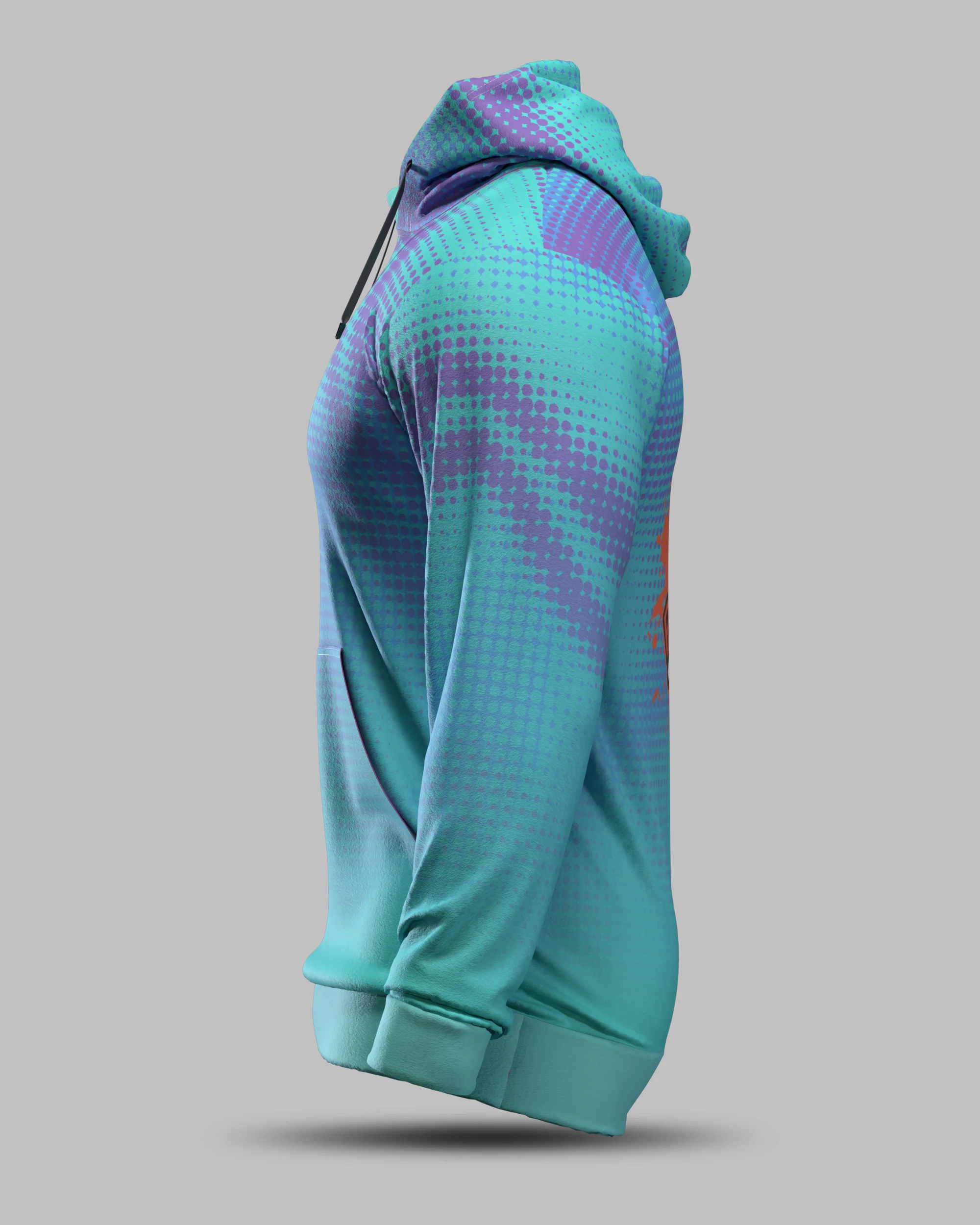 Official Pool Tips Hoodie Turquoise - Image 4