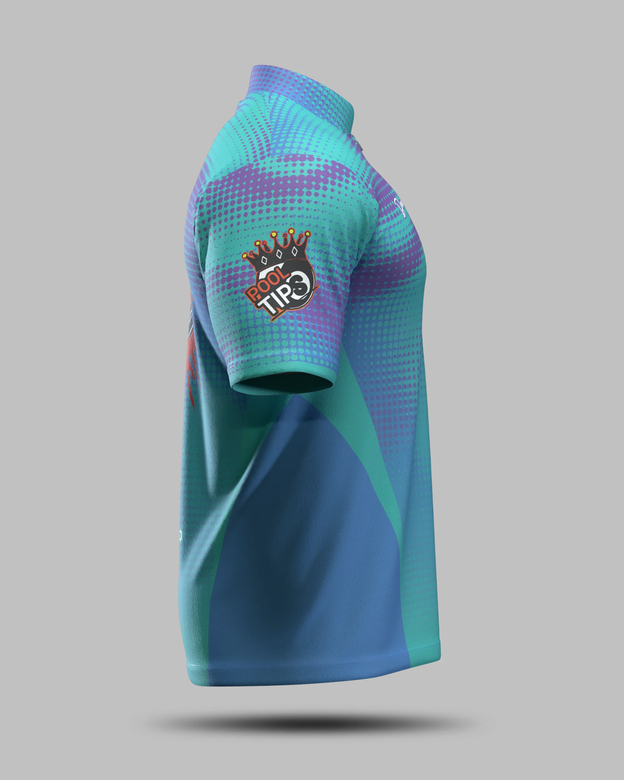 Official Pool Tips Jersey Turquoise - Image 4