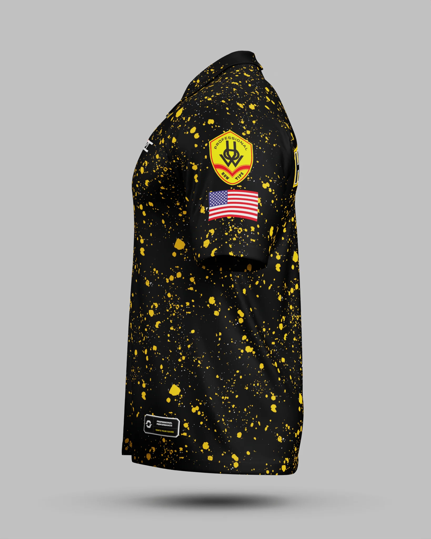 Sam "RYNO" Henderson Black / Yellow Polo Jersey - Image 4