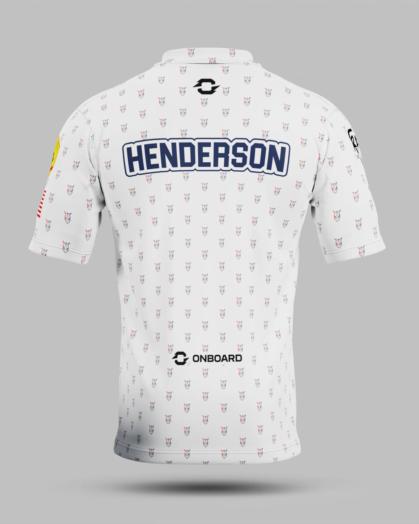 Sam "RYNO" Henderson White Polo Jersey - Image 3
