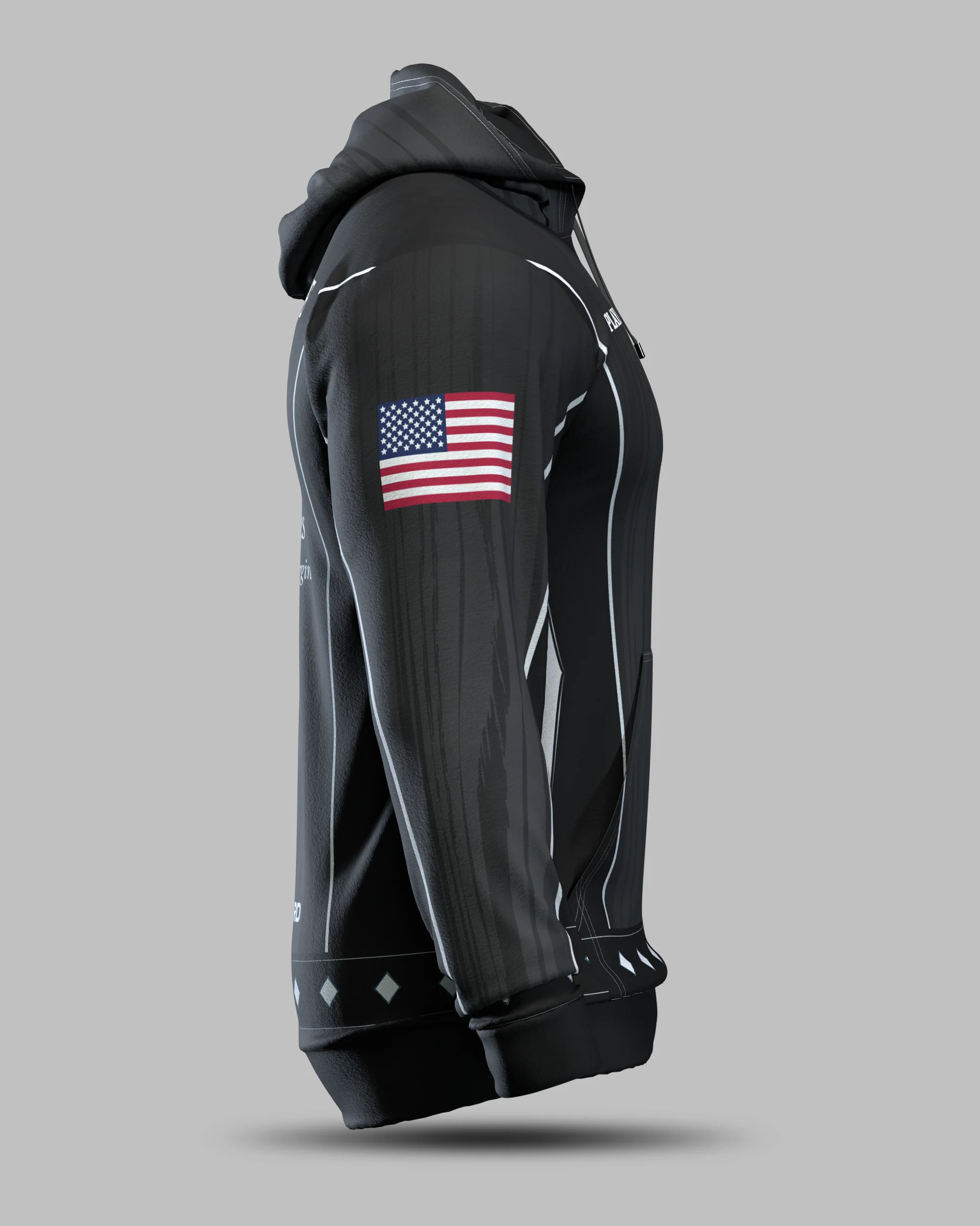 Tascarella Custom Cues Hoodie Black - Image 4