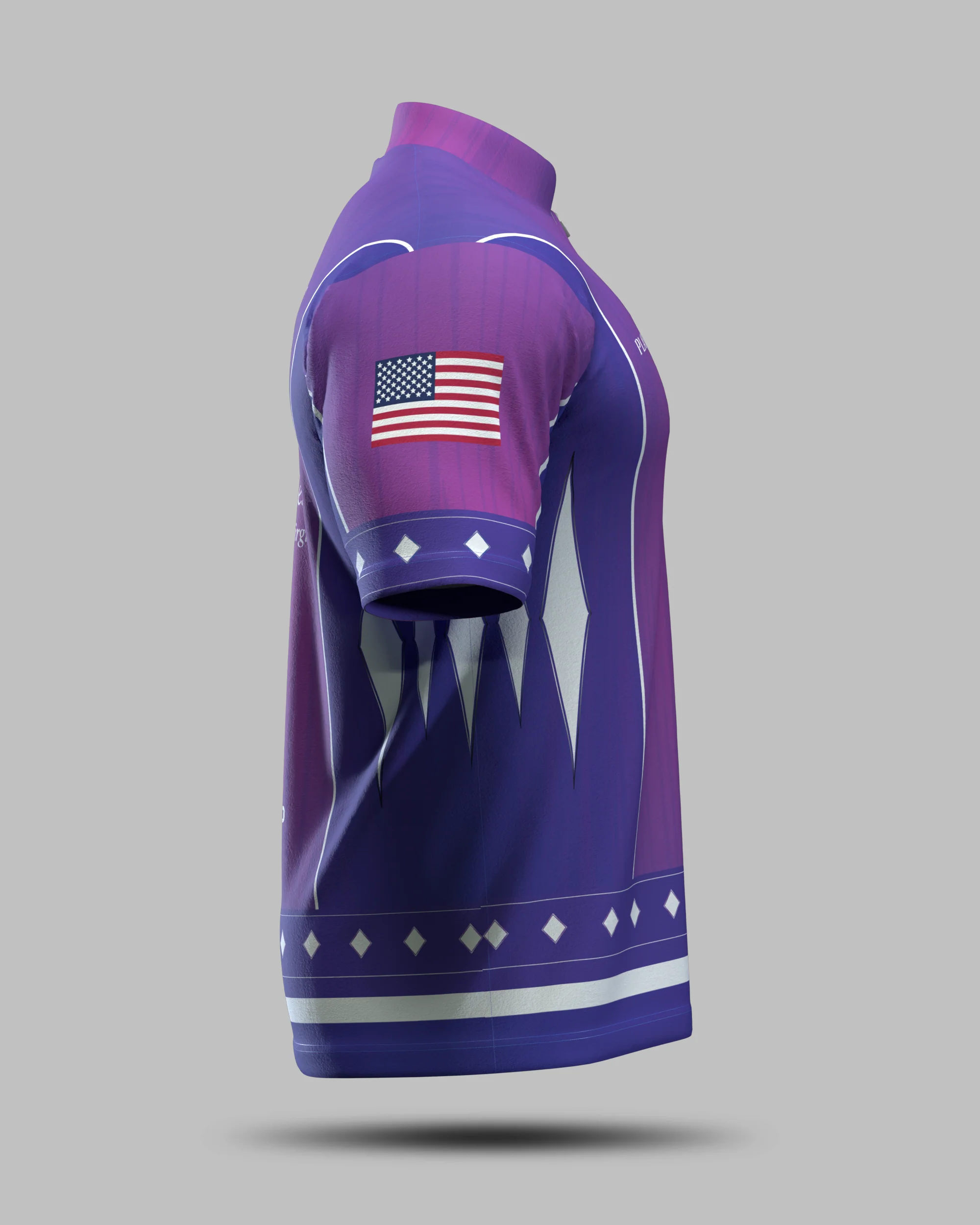 Tascarella Custom Cues Jersey Purple - Image 4
