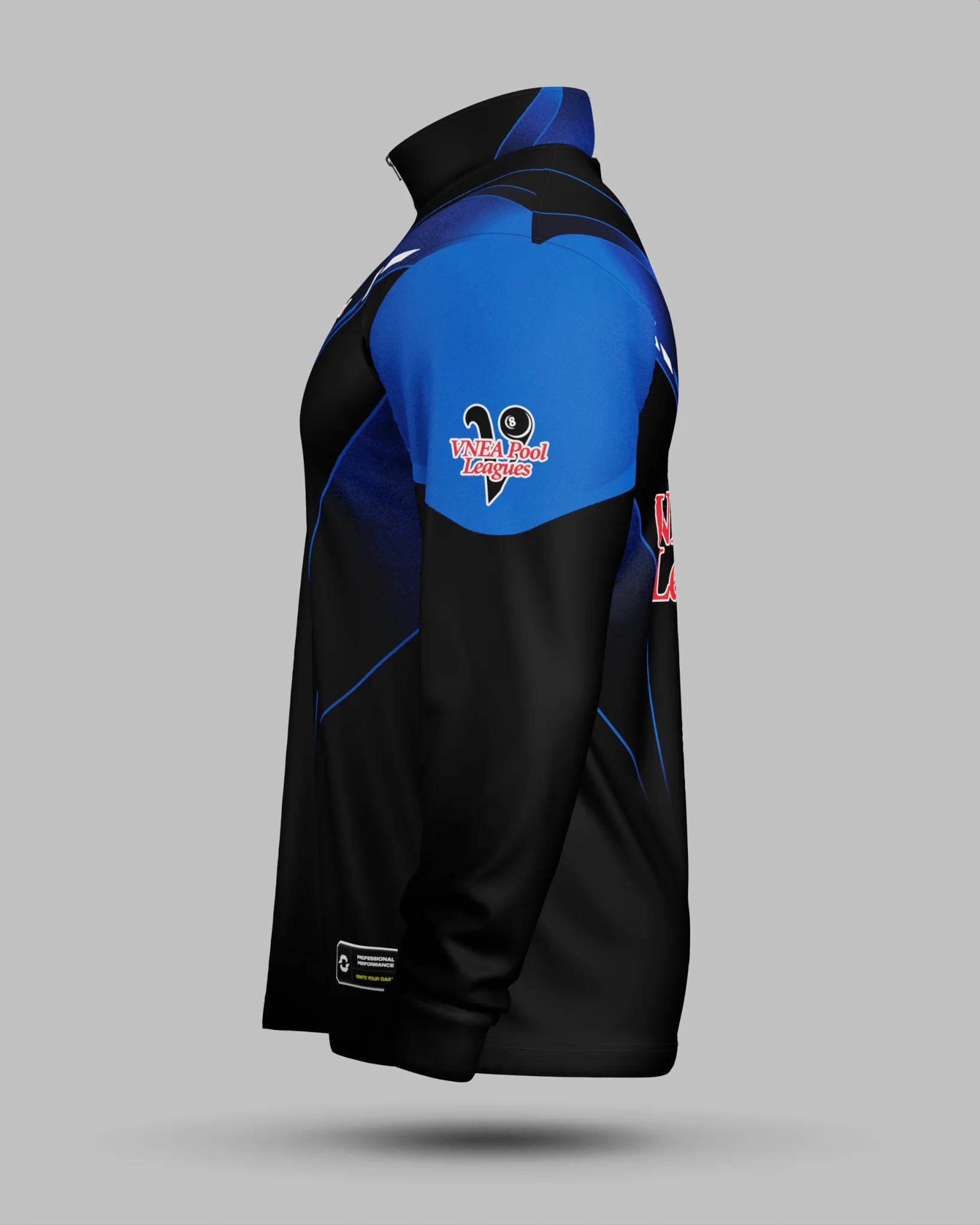 VNEA Storm 1/2 Zip Midlayer Blue - Image 4