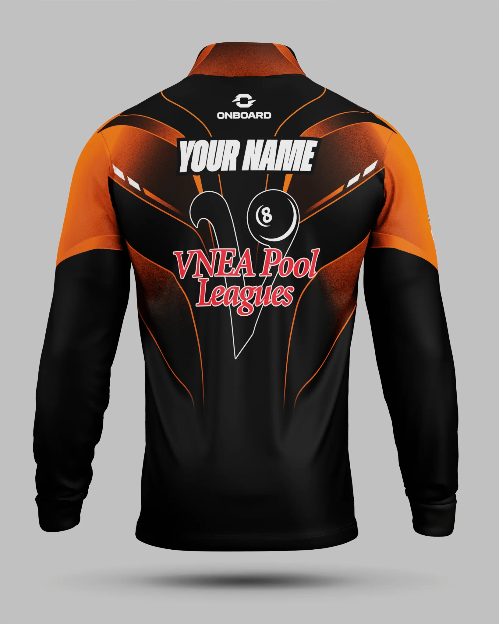 VNEA Storm 1/2 Zip Midlayer Orange - Image 3