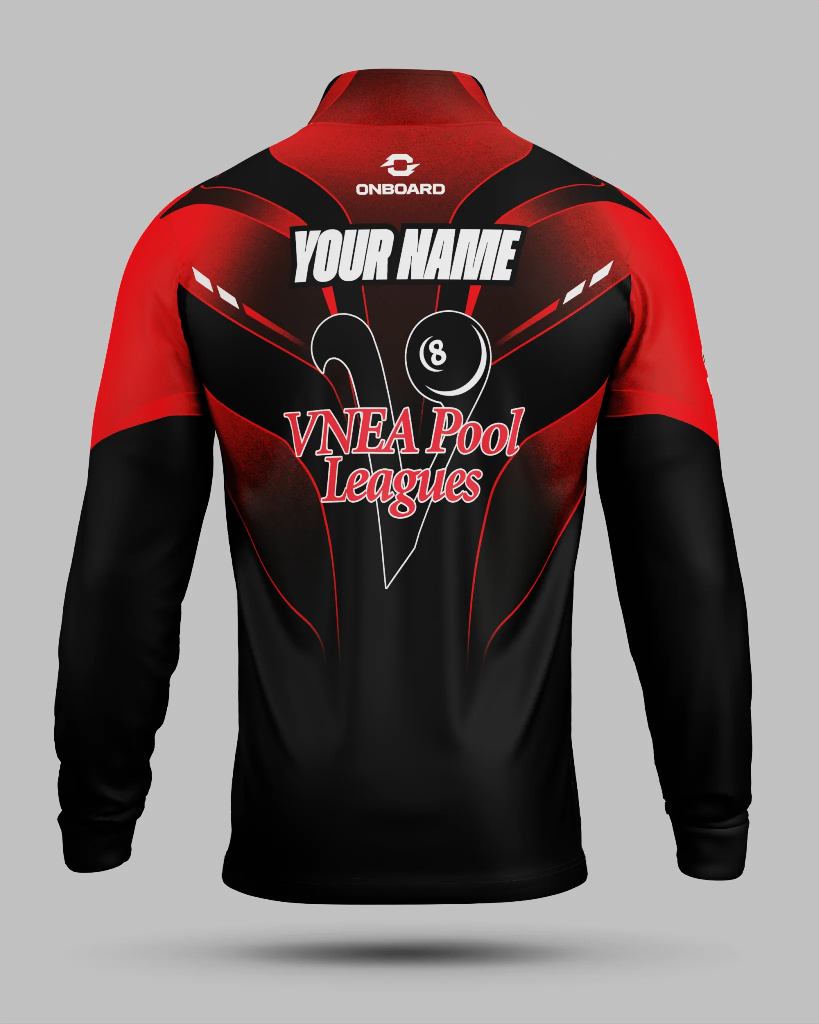 VNEA Storm 1/2 Zip Midlayer Red - Image 3