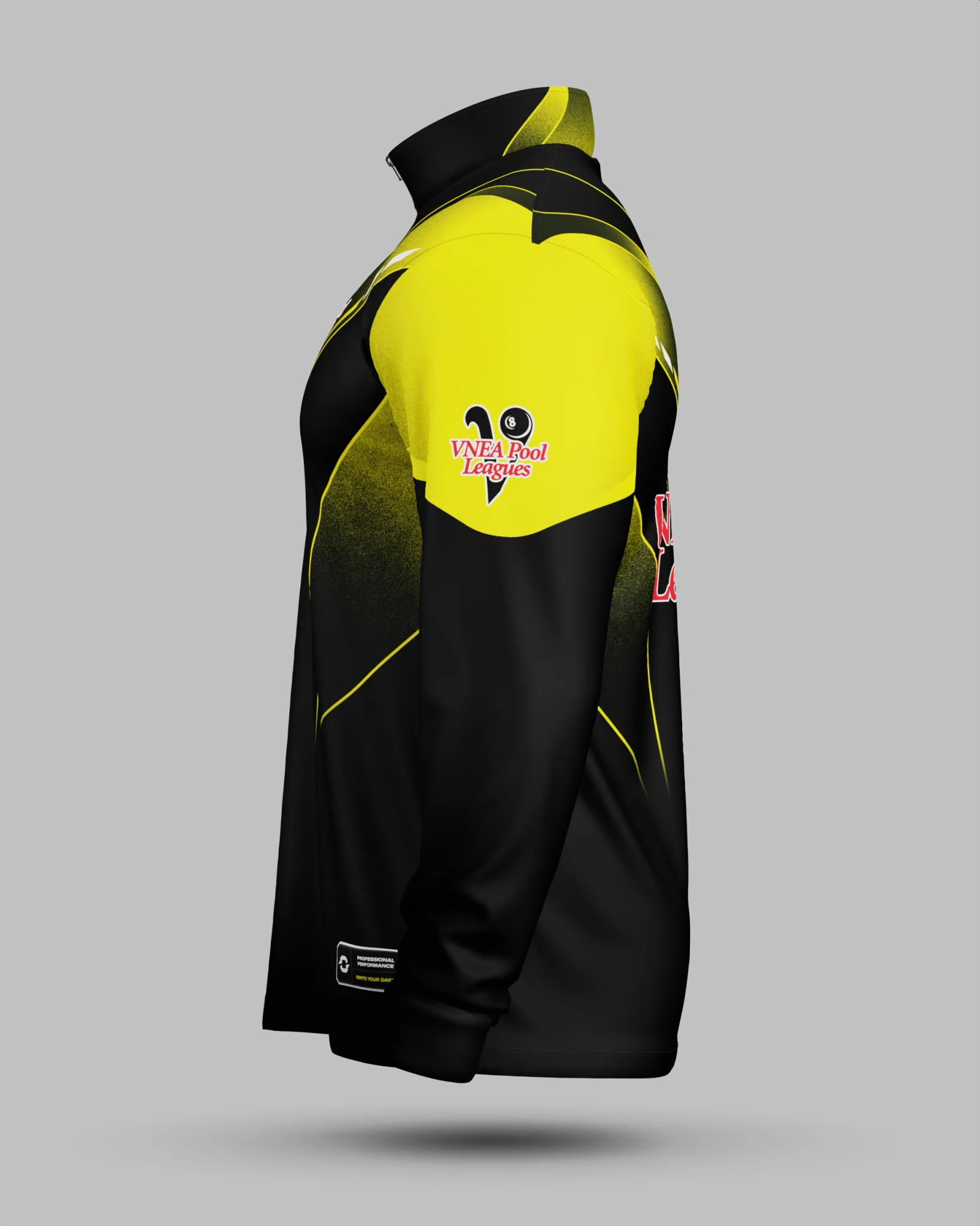 VNEA Storm 1/2 Zip Midlayer Yellow - Image 4