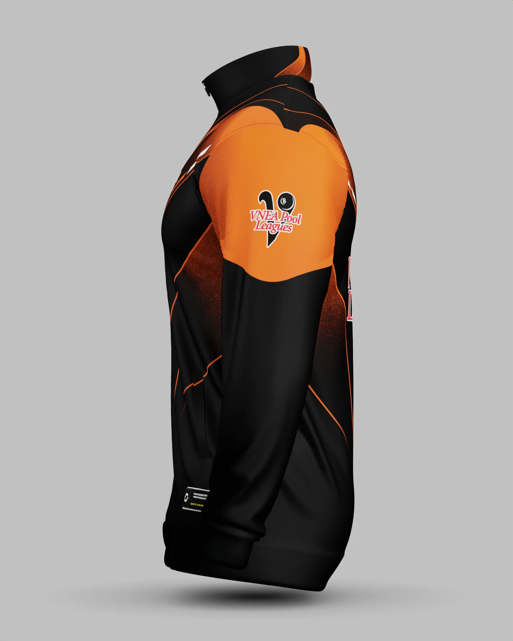 VNEA Storm Training Jacket Orange - Image 4
