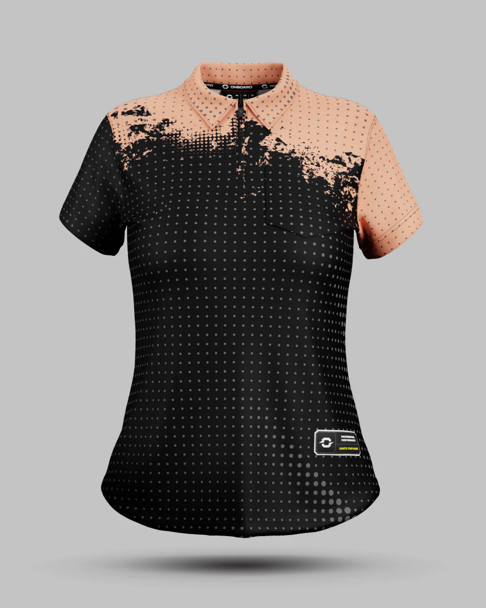 Womens Monaco 1/4 Zip Polo Collar Jersey - Image 13