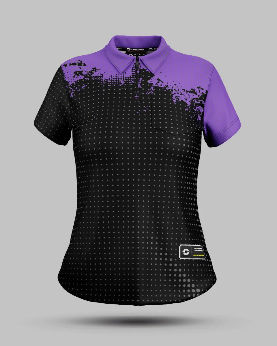 Womens Monaco 1/4 Zip Polo Collar Jersey - Image 17
