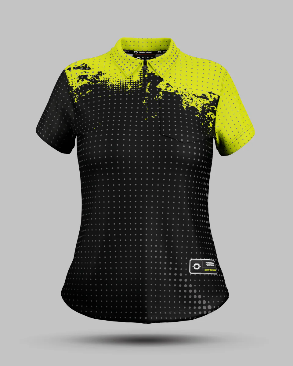 Womens Monaco 1/4 Zip Polo Collar Jersey - Image 5