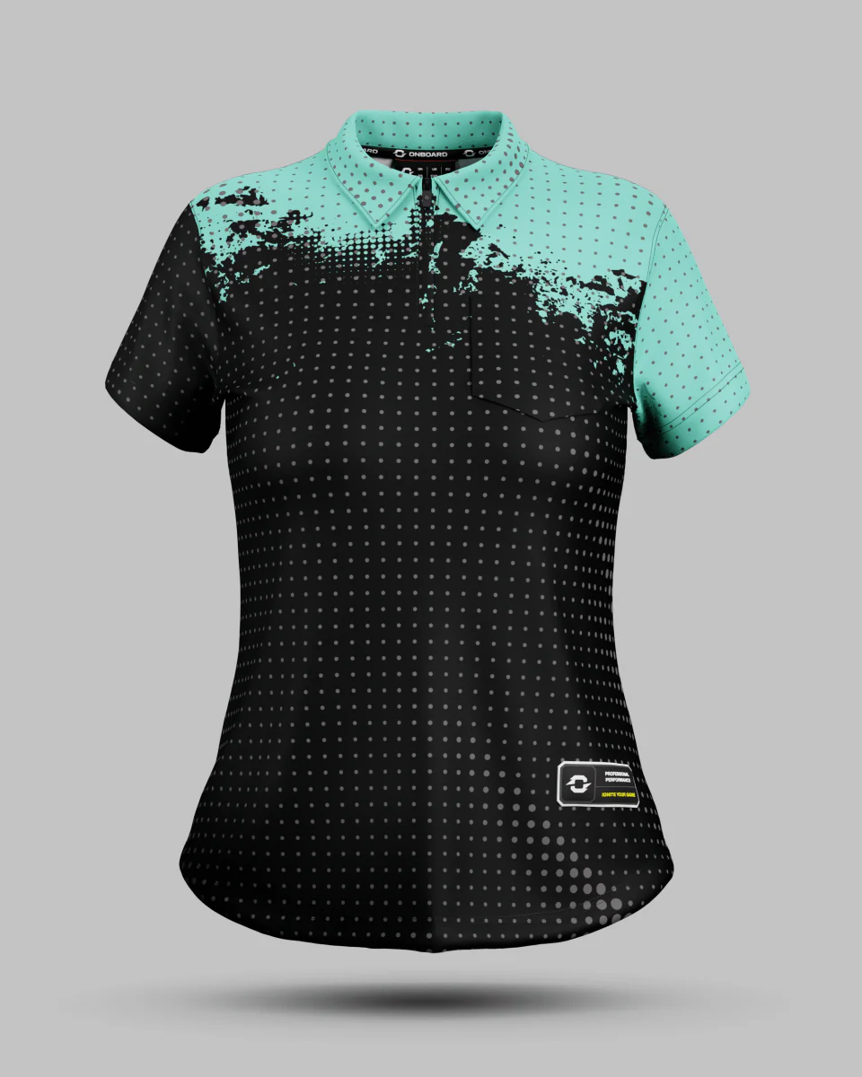 Womens Monaco 1/4 Zip Polo Collar Jersey - Image 9
